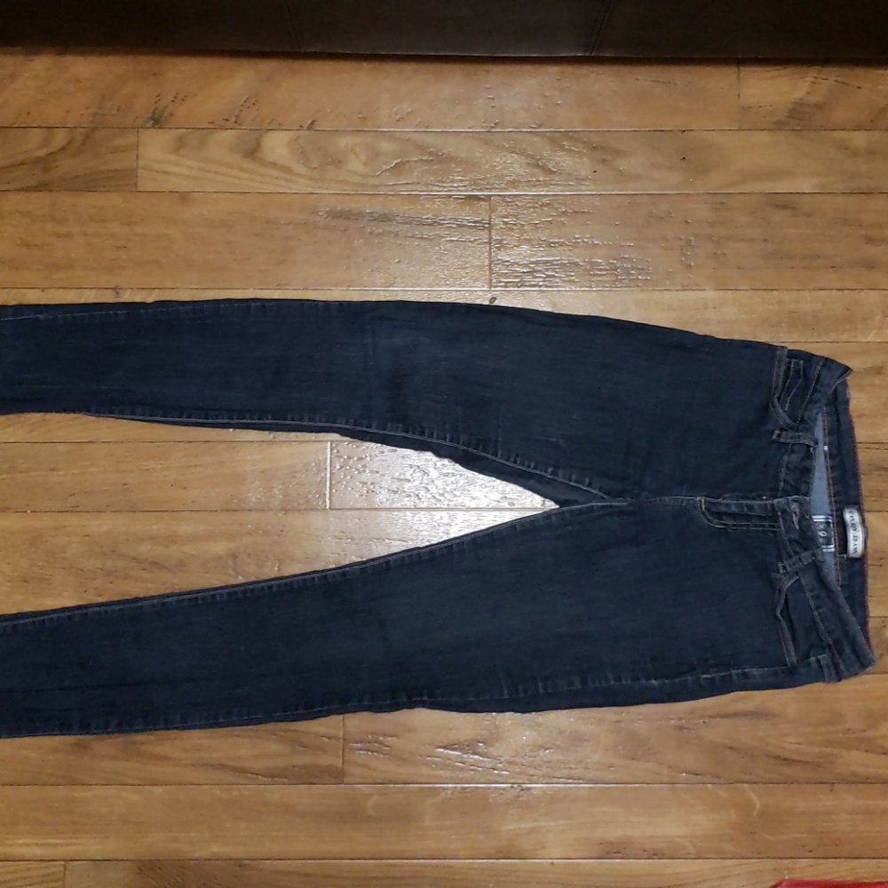 Dark denim jeans